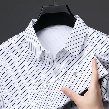 Aether Crest Pinstripe Shirt